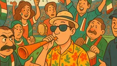 Barzelletta: Dopo le vuvuzela, niente trombette